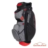 Sun Mountain Golf Sun Mountain 2023 C-130 Cart Bag - Black/Nickel/Red -Golf Clubs shop 23c130 bnr