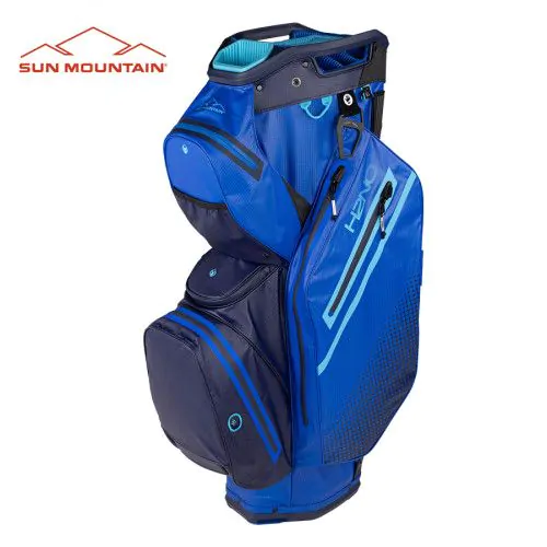 Sun Mountain Golf Sun Mountain 2023 H2NO Staff Cart Bag - Blue/Navy/Ocean 3 Sun Mountain Golf Sun Mountain 2023 H2NO Staff Cart Bag - Blue/Navy/Ocean
