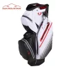 Sun Mountain Golf Sun Mountain 2023 H2NO Staff Cart Bag - Black/White/Red -Golf Clubs shop 23h2nosc bwr
