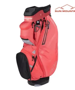 Sun Mountain Golf Sun Mountain 2023 Stellar Cart Bag - Black/Coral/Cadet