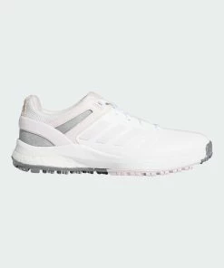 Adidas EQT Spikelss Ladies Golf Shoes - Cloud White / Almost Pink / Grey Three
