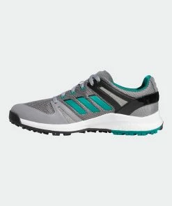 Adidas Gents EQT Spikeless Wide Fit Shoes Crew White - Grey/green/black -Golf Clubs shop FW6303 photo side medial center transparent 2000x2000 06f47ca3 5b84 4c7b 998d b022c72dfdd0