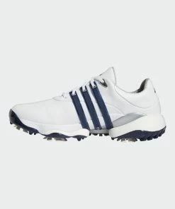 Adidas Gents Tour360 22 Shoes White/Silver/Teal -Golf Clubs shop GV7247 photo side medial center transparent 2000x2000 ec0cebac ea5f 4d4c bd2e 6a13542081a9