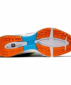 FootJoy Gents FJ Fuel Shoes White Black Orange -Golf Clubs shop P 55443FOOTJOYSHOESWHITEBLACKORANGEGENTS 1 L