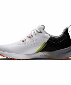 FootJoy Gents FJ Fuel Shoes White Black Orange -Golf Clubs shop P 55443FOOTJOYSHOESWHITEBLACKORANGEGENTS 2 L