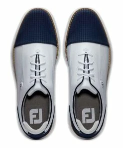 FootJoy Ladies FJ Traditions Shoes White - Navy 10 FootJoy Ladies FJ Traditions Shoes White - Navy -Golf Clubs shop P 97915FOOTJOYSHOESWHITENAVYLADIES 15 L