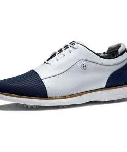 FootJoy Ladies FJ Traditions Shoes White - Navy 11 FootJoy Ladies FJ Traditions Shoes White - Navy -Golf Clubs shop P 97915FOOTJOYSHOESWHITENAVYLADIES 16 L