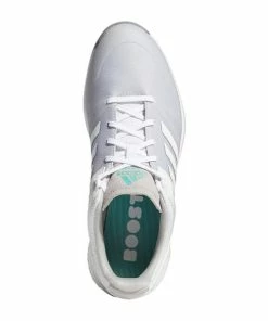 Adidas Ladies EQT Spike Less Shoes Cloud White - Acid Mint -Golf Clubs shop P FW6295ADIDASSHOESWHITEMINTLADIES 3 L