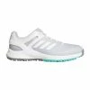 Adidas Ladies EQT Spike Less Shoes Cloud White - Acid Mint -Golf Clubs shop P FW6295ADIDASSHOESWHITEMINTLADIES L
