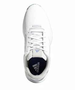 Adidas Gents S2G Laced Shoes White - Crew Blue 9 Adidas Gents S2G Laced Shoes White - Crew Blue -Golf Clubs shop P FW6328ADIDASSHOESWHITEBLUEGENTS 3 L