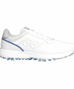 Adidas Gents S2G Laced Shoes White - Crew Blue