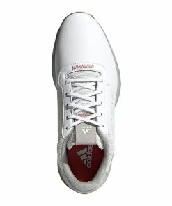 Adidas Gents S2G Spike Less Leather Shoes White - Grey - Red 8 Adidas Gents S2G Spike Less Leather Shoes White - Grey - Red -Golf Clubs shop P FX4333ADIDASSHOESWHITEGREYREDGENTS 3 L