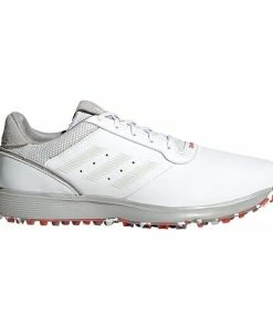 Adidas Gents S2G Spike Less Leather Shoes White - Grey - Red