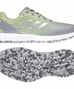 Adidas Ladies S2G Spikeless Lace Shoes Grey Three - Silver Met - Almost Lime -Golf Clubs shop P GZ3911ADIDASSHOESGREYSILVERLIMELADIES 7 L