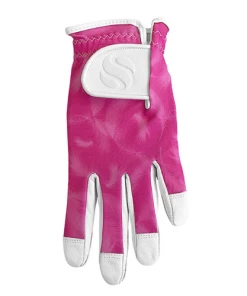 Surprizeshop Comfort Stretch Golf Glove - Flamingo Pink Feather