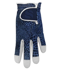 Surprizeshop Comfort Stretch Golf Glove - Navy Snake