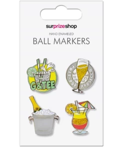 Surprizeshop It's 5 O'Clock Somewhere Ball Marker Set