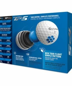 TaylorMade TM21 TP5 Golf Ball White 7 TaylorMade TM21 TP5 Golf Ball White -Golf Clubs shop TA21D0102001 2 L