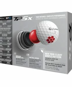 TaylorMade 2021 TP5x Golf Balls Dozen White -Golf Clubs shop TA21D0104001 2 L