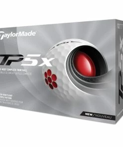 TaylorMade 2021 TP5x Golf Balls Dozen White