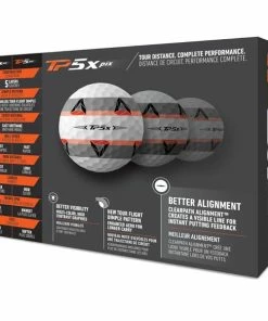 TaylorMade TP5X Pix 2.0 Golf Balls Dozen White (2 Dozen €90) -Golf Clubs shop TA21D0105001 2 L