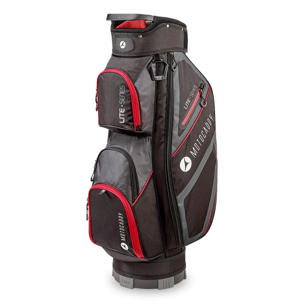Motocaddy Golf Motocaddy Lite Series Cart Bag 2022 - Black/Red 4 Motocaddy Golf Motocaddy Lite Series Cart Bag 2022 - Black/Red - Image 2