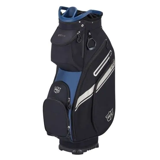 Wilson Golf Wilson Staff Exo II Cart Bag - Black/Blue 3 Wilson Golf Wilson Staff Exo II Cart Bag - Black/Blue