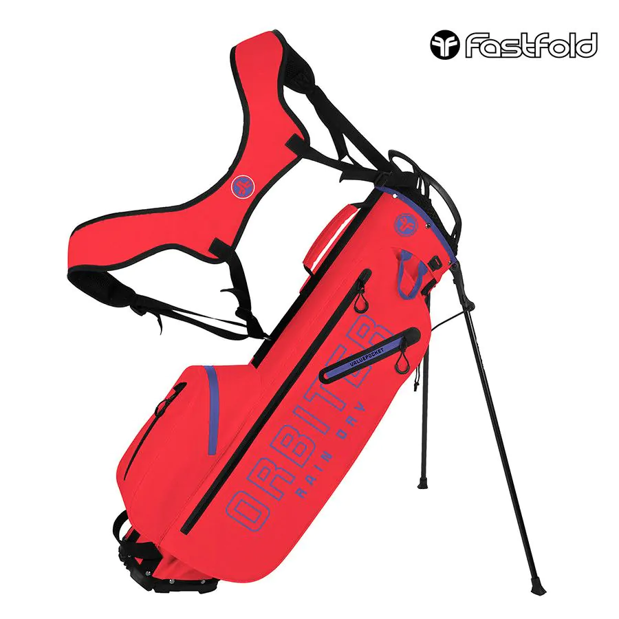 Fastfold Orbiter Stand Bag - Red/Navy 3 Fastfold Orbiter Stand Bag - Red/Navy