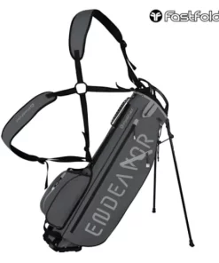 FastFold Endeavour 2 Golf Stand Bag - Charcoal/Alloy