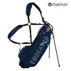 FastFold Endeavour 2 Golf Stand Bag - Navy/Alloy -Golf Clubs shop ff end navy alloy
