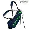 FastFold Endeavour 2 Golf Stand Bag - Navy/Green -Golf Clubs shop ff end navy green