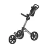 FastFold Mission 5.0 3 Wheel Golf Trolley - Matt Grey/Black -Golf Clubs shop ff mission 5 matt grey