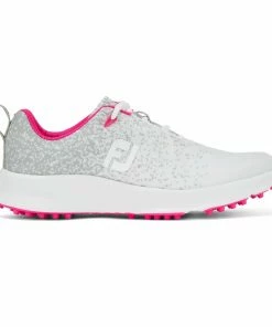 Footjoy Leisure Ladies Golf Shoes - Silver/Pink