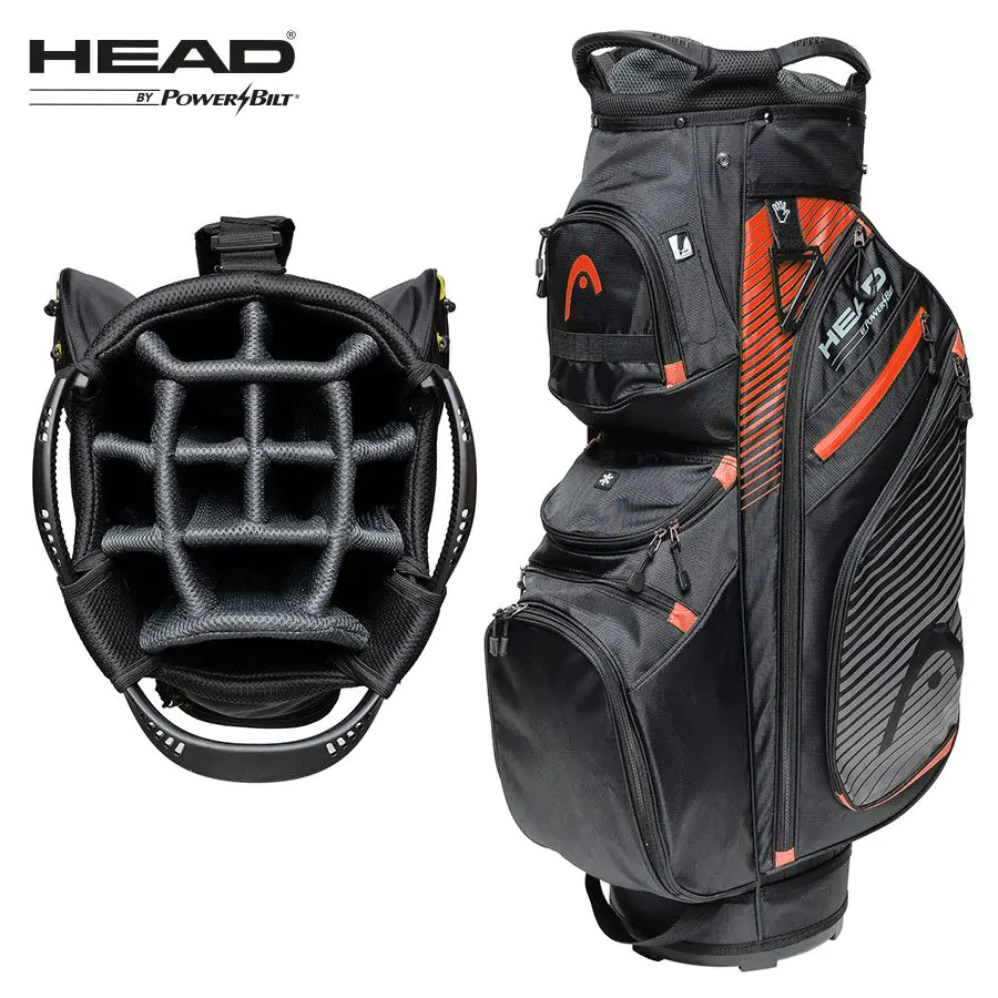 Head Golf Head Cart Bag - Black/Solar 3 Head Golf Head Cart Bag - Black/Solar