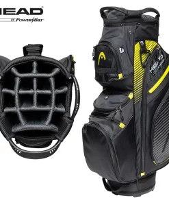 Head Golf Head Cart Bag - Black/Volt