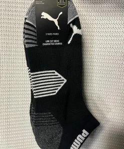 PUMA Golf Low Cut Socks 3 Pair Pack- Black