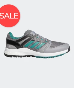 Adidas Gents EQT Spikeless Wide Fit Shoes Crew White - Grey/green/black