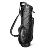 Sun Mountain Golf Sun Mountain Leather Cart Bag - Black -Golf Clubs shop leather cart bag black 900