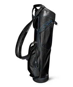 Sun Mountain Golf Sun Mountain Leather Sunday Bag - Black/Cobalt