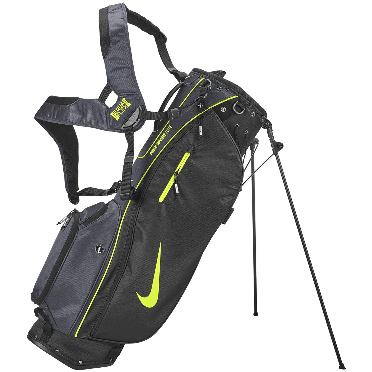 Nike Golf Nike Sport Lite Golf Bag - Black/Anthracite/Volt 3 Nike Golf Nike Sport Lite Golf Bag - Black/Anthracite/Volt