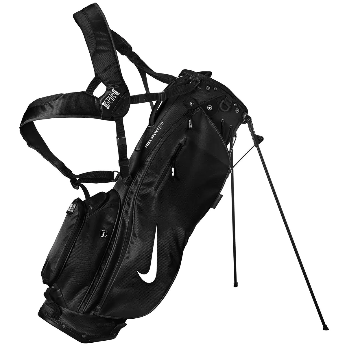 Nike Golf Nike Sport Lite Golf Bag - Black/White 3 Nike Golf Nike Sport Lite Golf Bag - Black/White