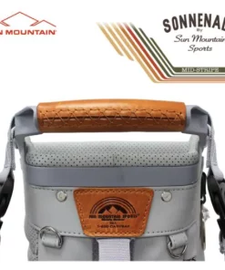 Sun Mountain Golf Sun Mountain 2023 Mid Stripe Stand Bag - White/Cadet/Brick -Golf Clubs shop sm23 mstr wcb4