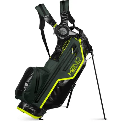 Sun Mountain Golf Sun Mountain 2022 H2NO 14 Way Stand Bag - Black/Forest/Atomic -Golf Clubs shop sm 14w bfa 800