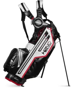 Sun Mountain Golf Sun Mountain 2022 H2NO 14 Way Stand Bag - Black/White/Red
