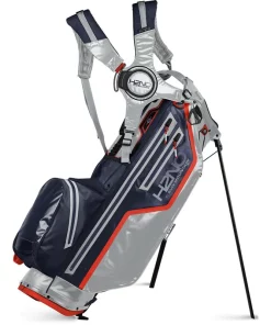 Sun Mountain Golf Sun Mountain 2022 H2NO 14 Way Stand Bag - Cadet/Navy/Inferno