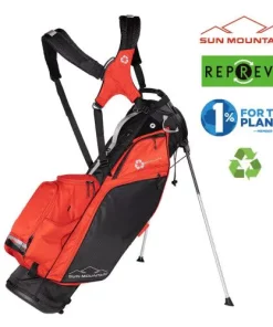 Sun Mountain Golf Sun Mountain 2023 Eco-Lite 14 Way Stand Bag - Black/Ember/Cadet