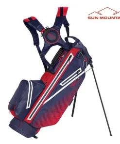 Sun Mountain Golf Sun Mountain 2023 H2NO 14 Way Stand Bag - Navy/Red/White