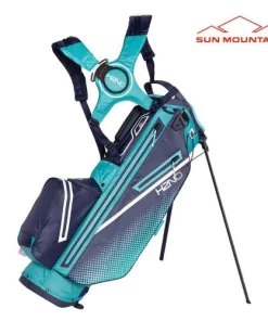 Sun Mountain Golf Sun Mountain 2023 H2NO Lite Stand Bag - Bermuda/Navy/White