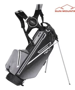Sun Mountain Golf Sun Mountain 2023 H2NO Lite Stand Bag - Black/Nickel/White