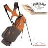 Sun Mountain Golf Sun Mountain 2023 Mid Stripe Stand Bag - Cabin/Umber/Wheat -Golf Clubs shop sm 23 midstr cuw